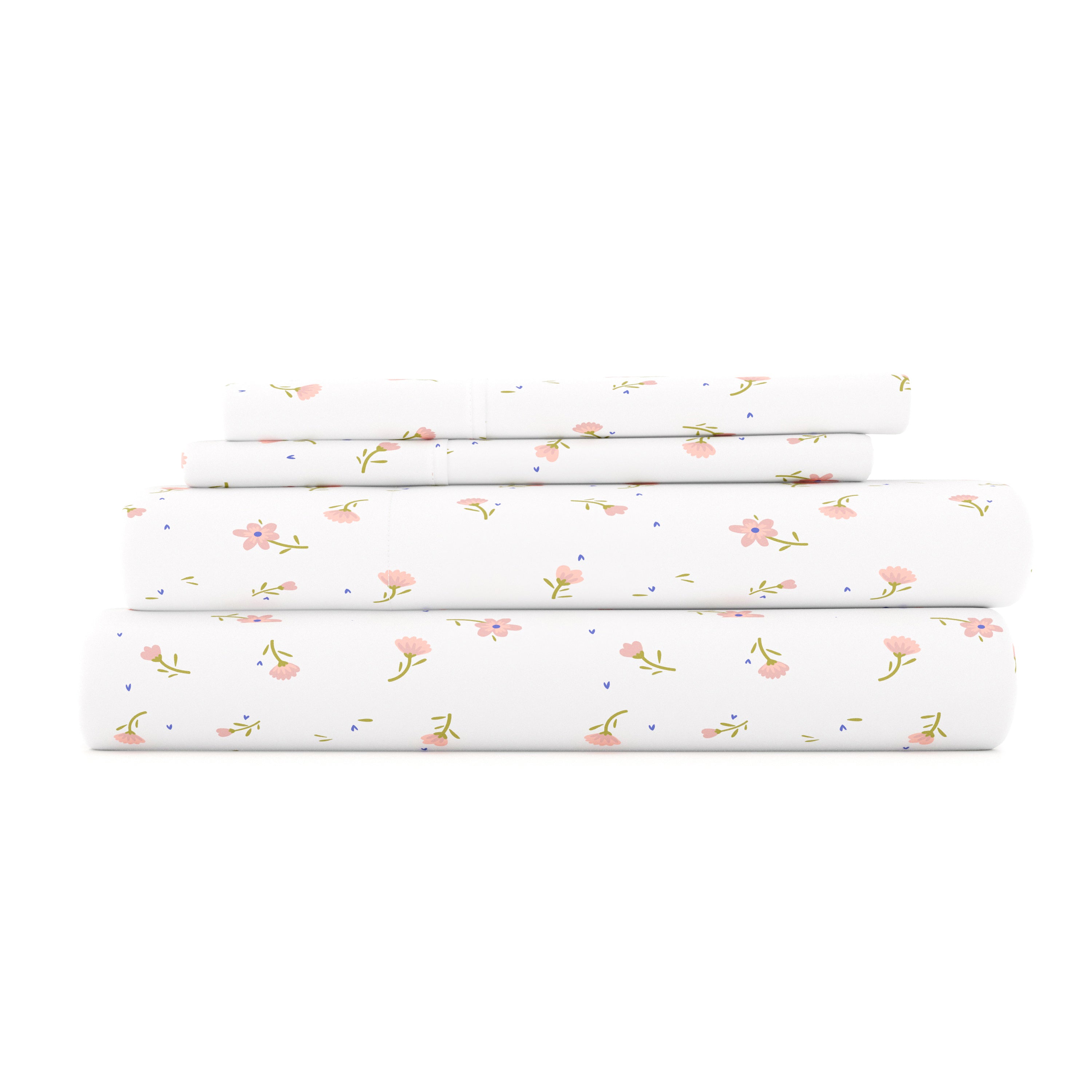 StyleWell Brushed Soft Microfiber Multi-Color Botanical Floral 4