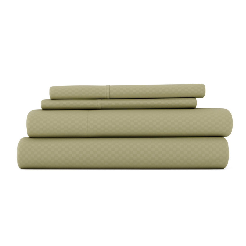 Somerset Home Series Microfiber Sheet Set, Sage, Queen