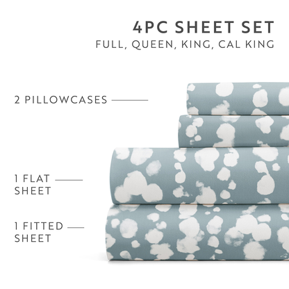 Cloud Burst 4-Piece Pattern Sheet Set