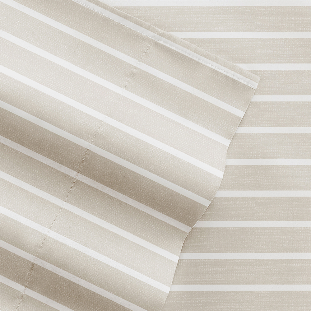 Natural - Distressed Awning Stripe