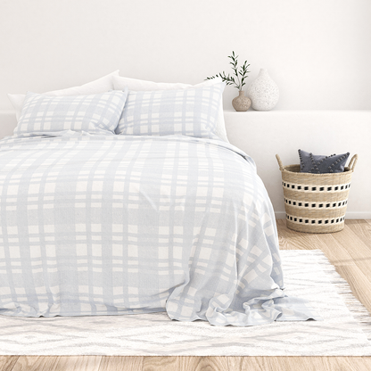 Woven 4-Piece Flannel Sheet Set