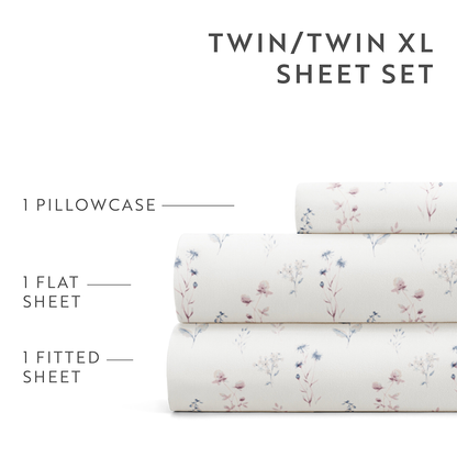 Painted Meadow 4-Piece Pattern Sheet Set