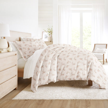 Apricot Pattern 3-Piece Duvet Cover Set