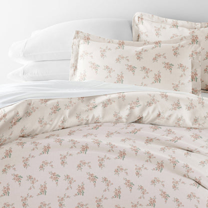 Apricot Pattern 3-Piece Duvet Cover Set