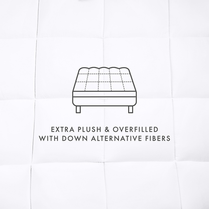 Overfilled Plush Mattress Topper