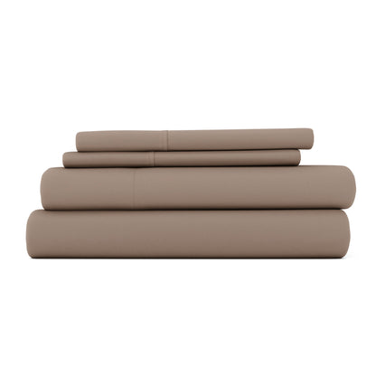 Taupe, 4-Piece Essential Sheet Set