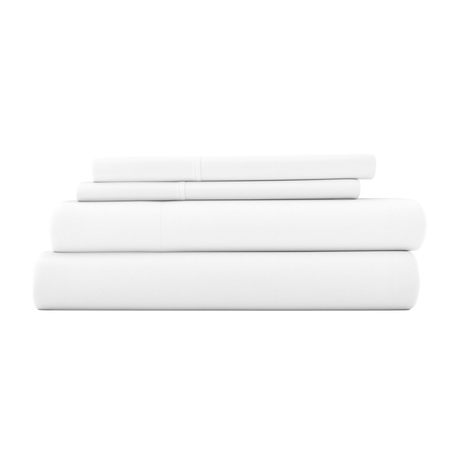 White, 4-Piece Essential Sheet Set