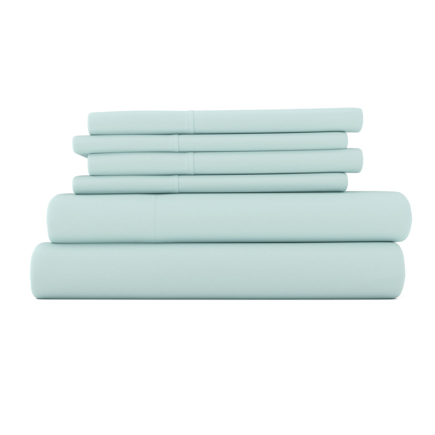 Aqua, 6-Piece Essential Spring Sheet Set