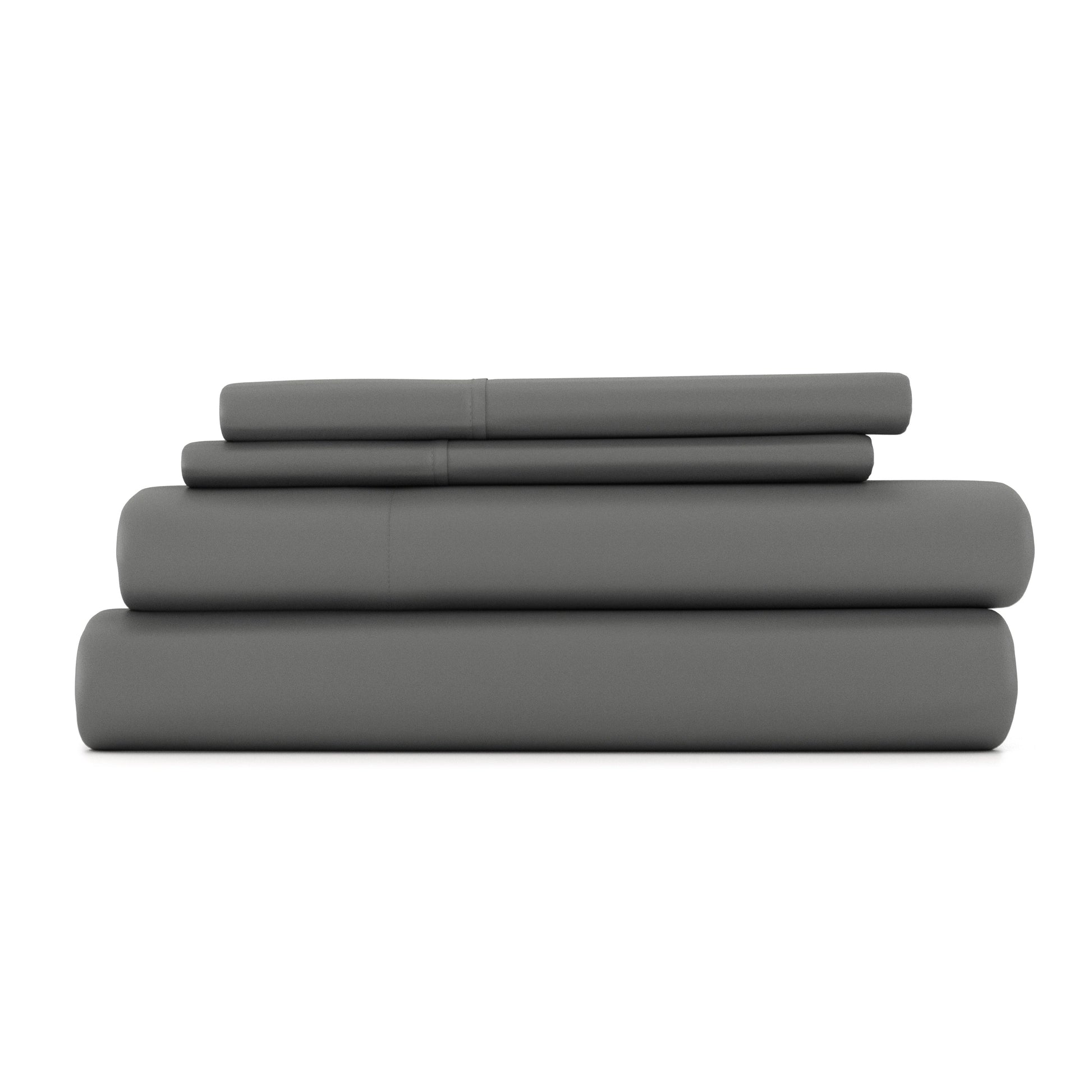 Gray, 4-Piece Bamboo Sheet Set