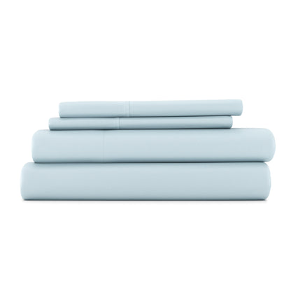 Light Blue, 4-Piece Bamboo Sheet Set