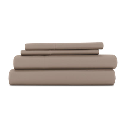 Taupe, 4-Piece Bamboo Sheet Set