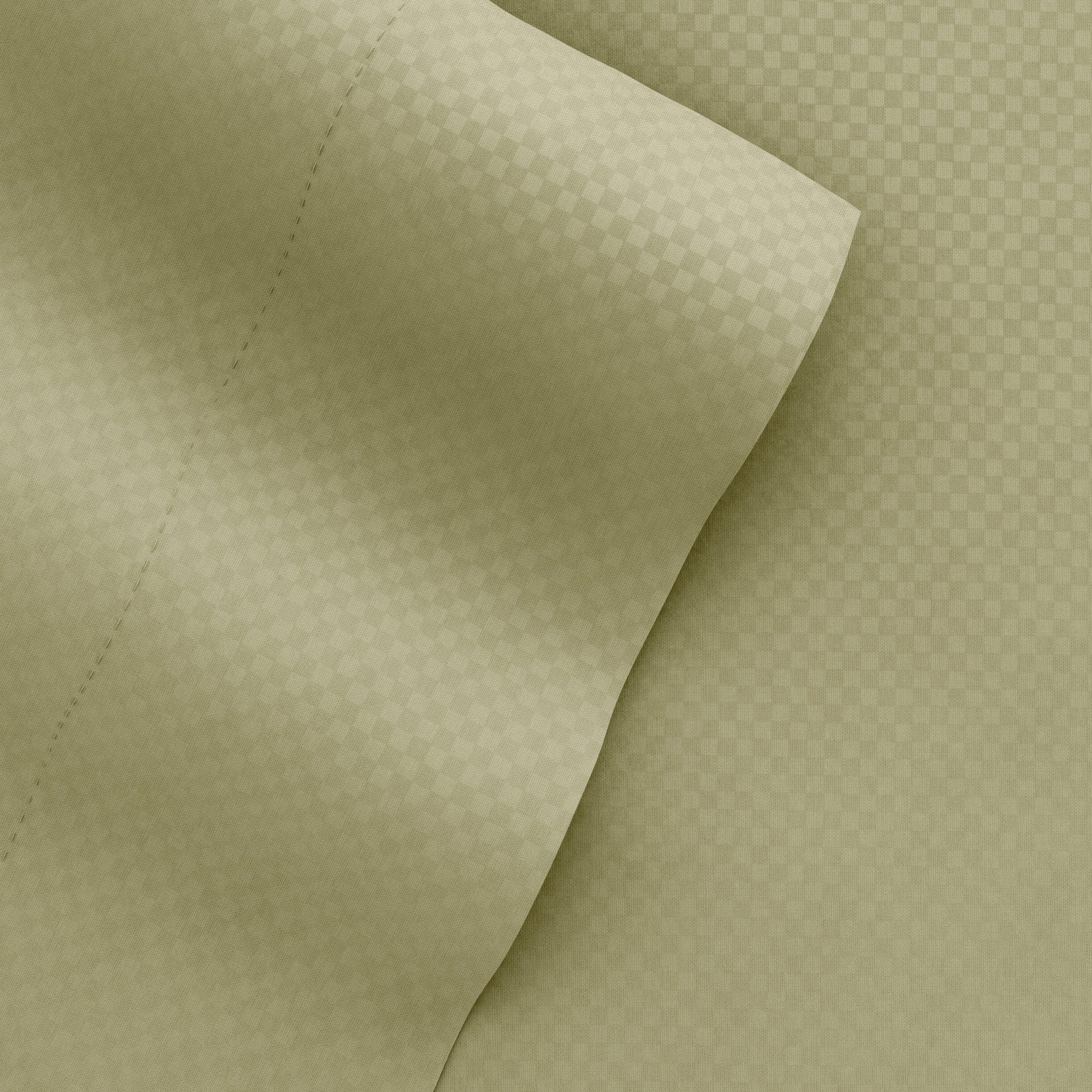 Sage, Checkered Embossed 4-Piece Sheet Set