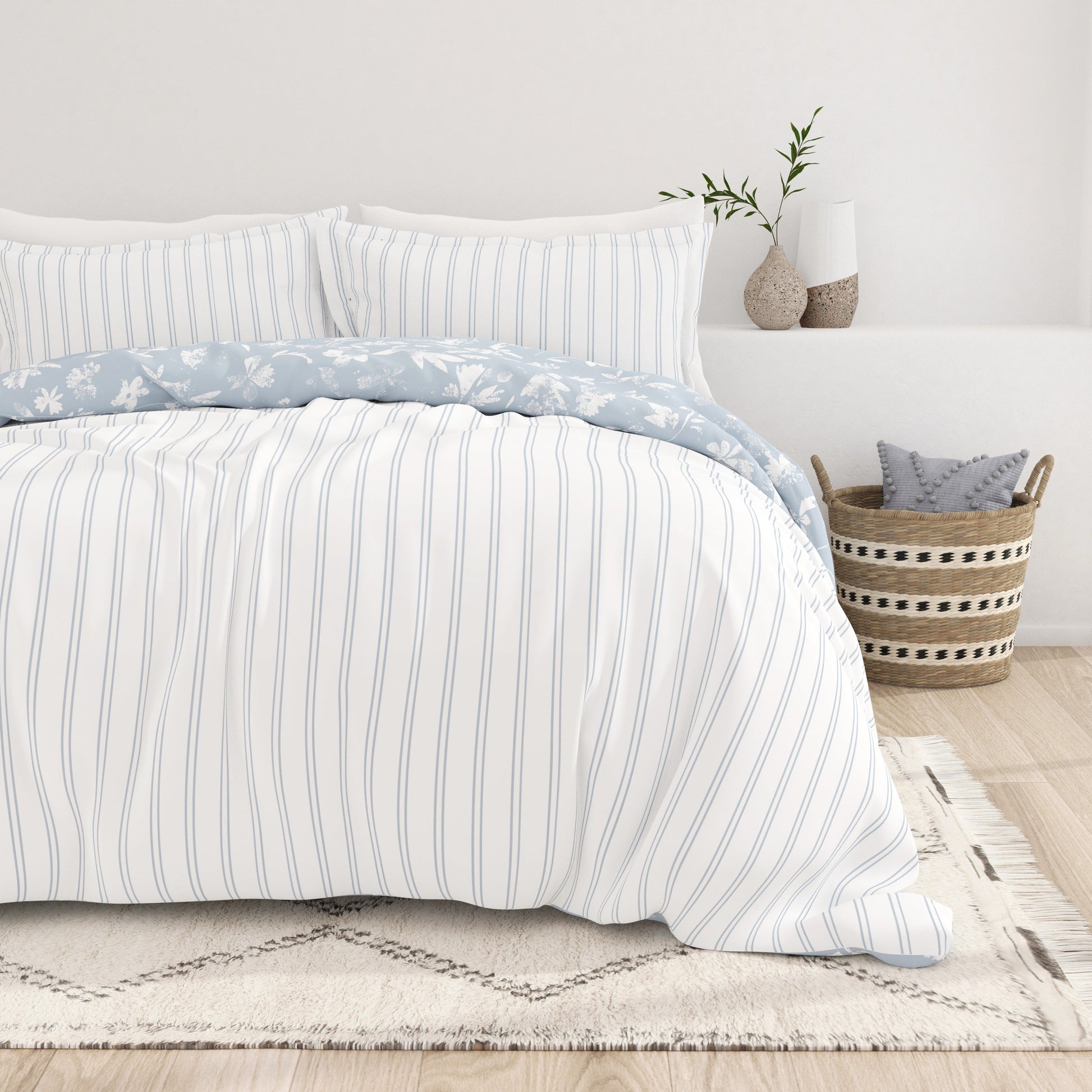 Country Home Reversible - Light Blue