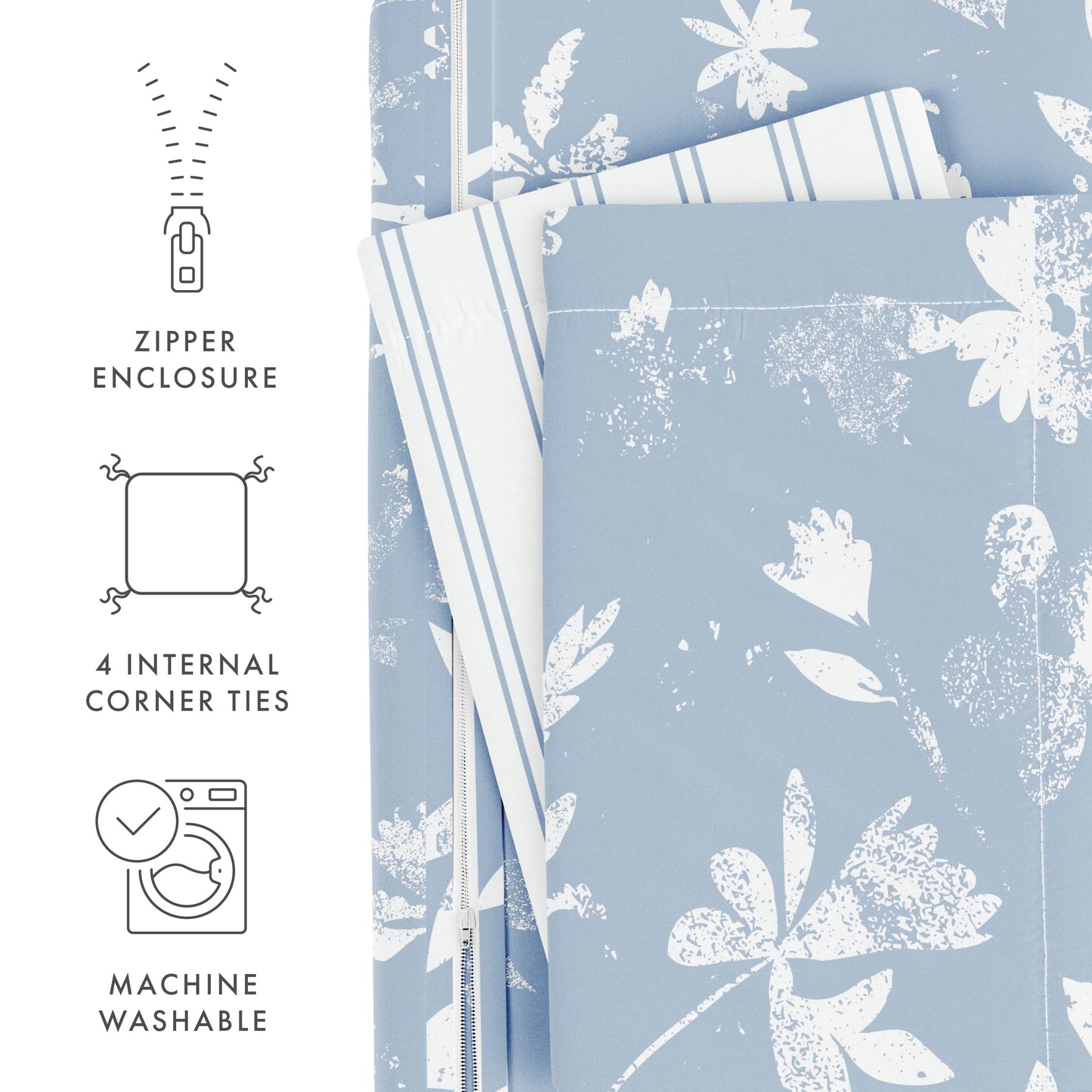 Country Home Reversible - Light Blue