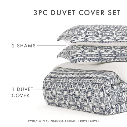 Modern Rustic Reversible - Navy