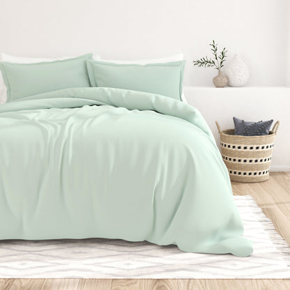 Mint, 3-Piece Essential Duvet Cover Set