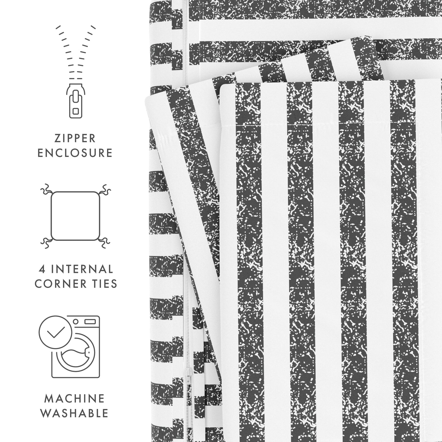 Rugged Stripes - Gray