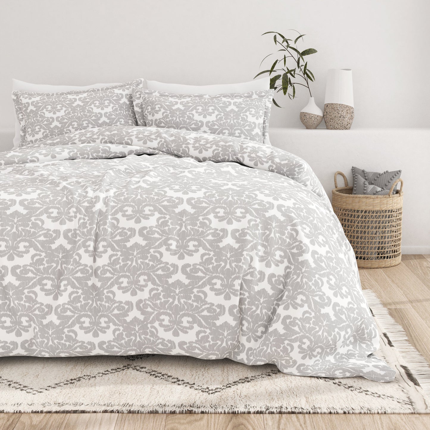 Soft Damask - Light Gray