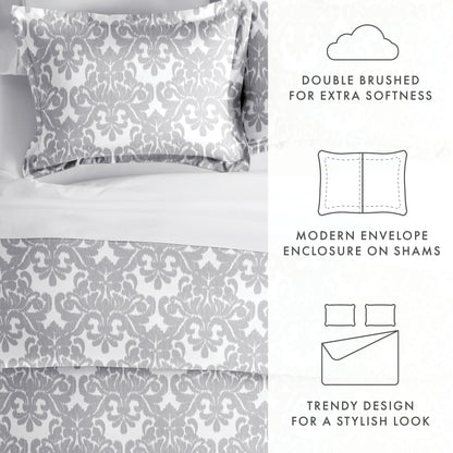 Soft Damask - Light Gray