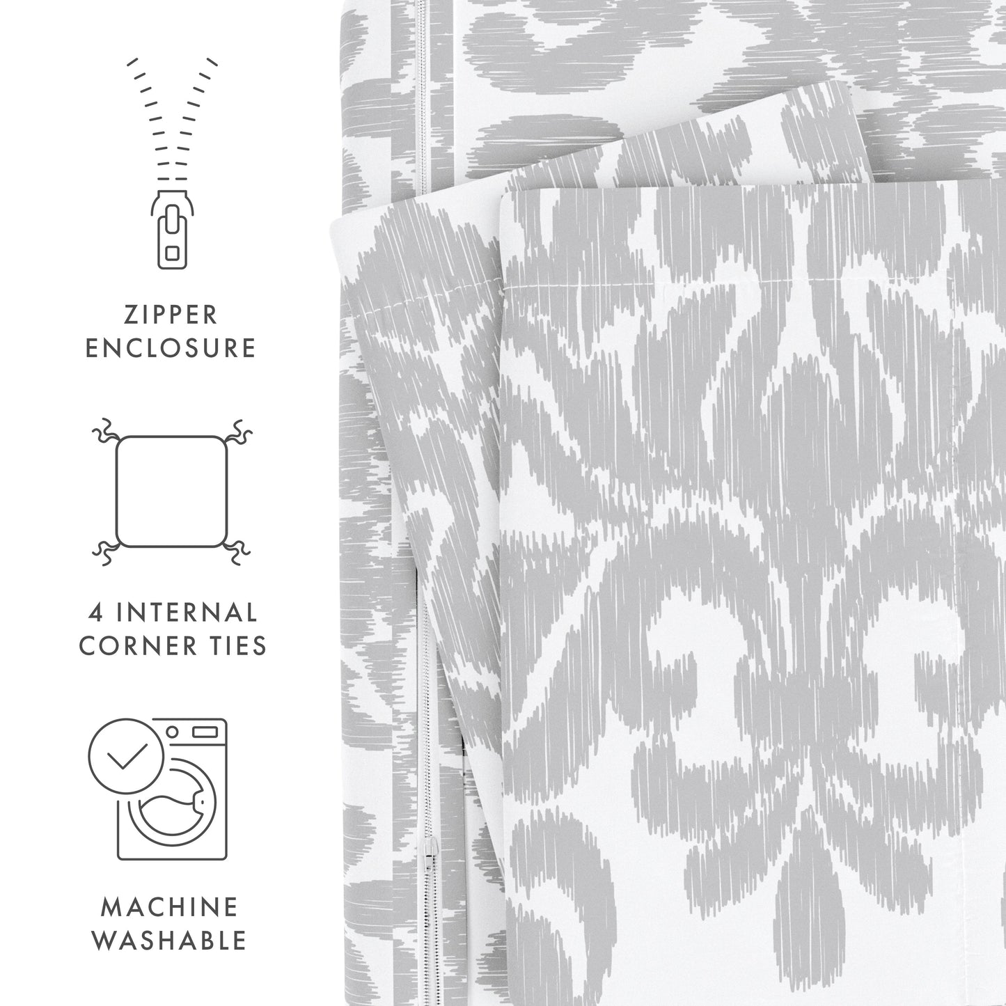 Soft Damask - Light Gray