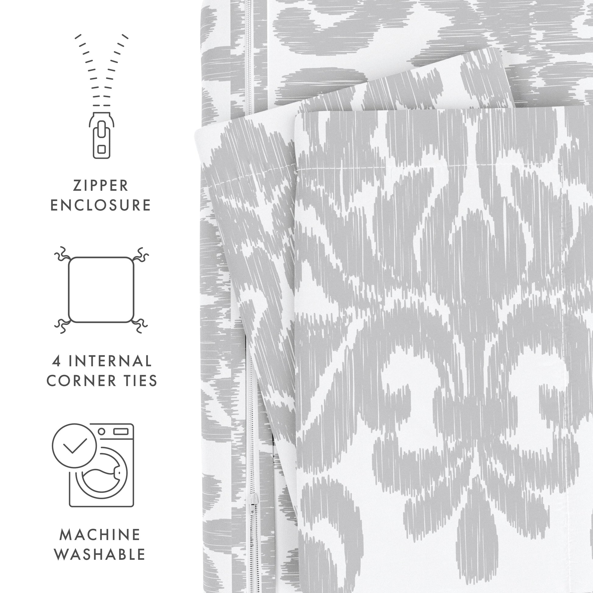 Soft Damask - Light Gray