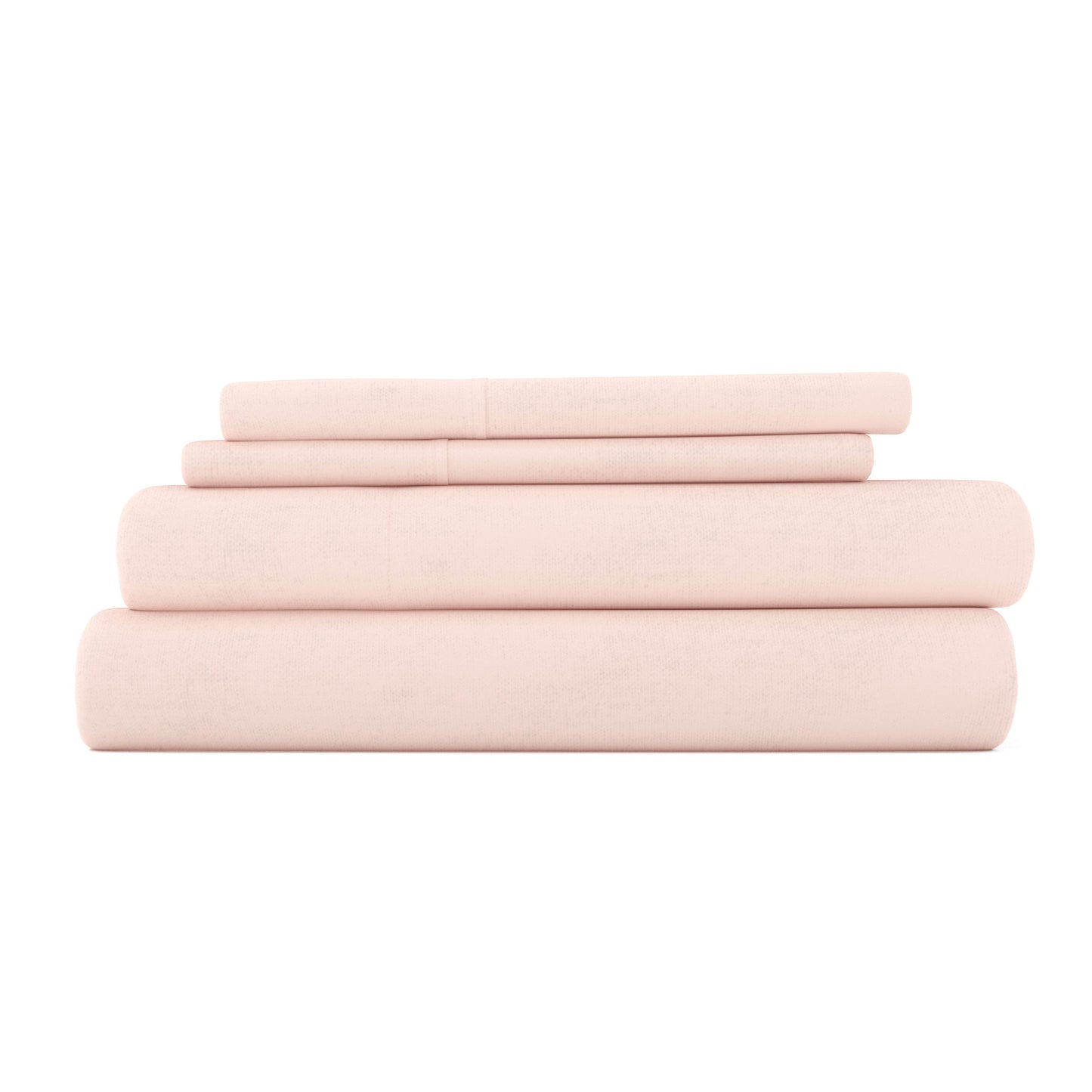 Blush, 4-Piece Flannel Sheet Set