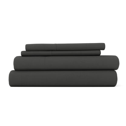 Gray, 4-Piece Flannel Sheet Set