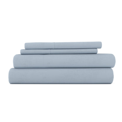 Light Navy, 4-Piece Flannel Sheet Set