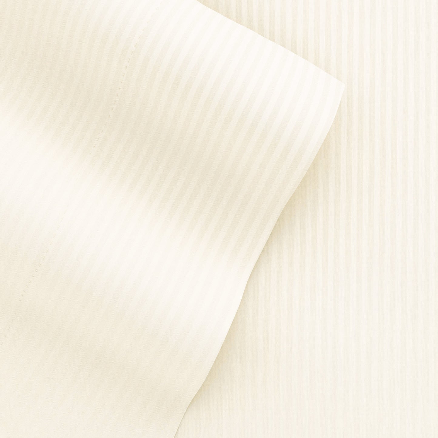 Ivory, Striped Embossed 4-Piece Sheet Set