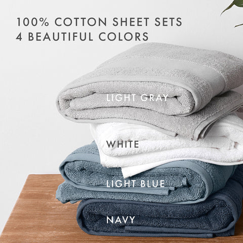 4 Pack Bath Towel - White – Spring Daze