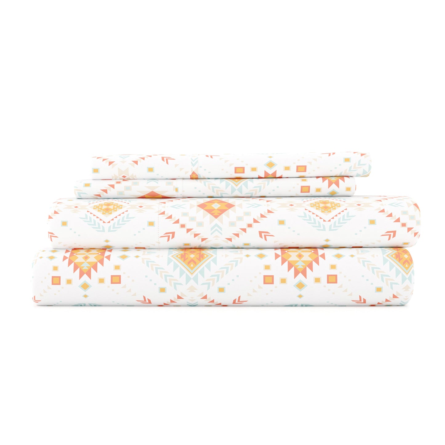 Aztec Dreams Pattern 4-Piece Sheet Set - Sale