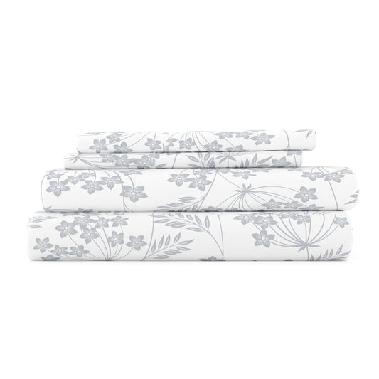 Chantilly Lace Style Pattern 4-Piece Sheet Set