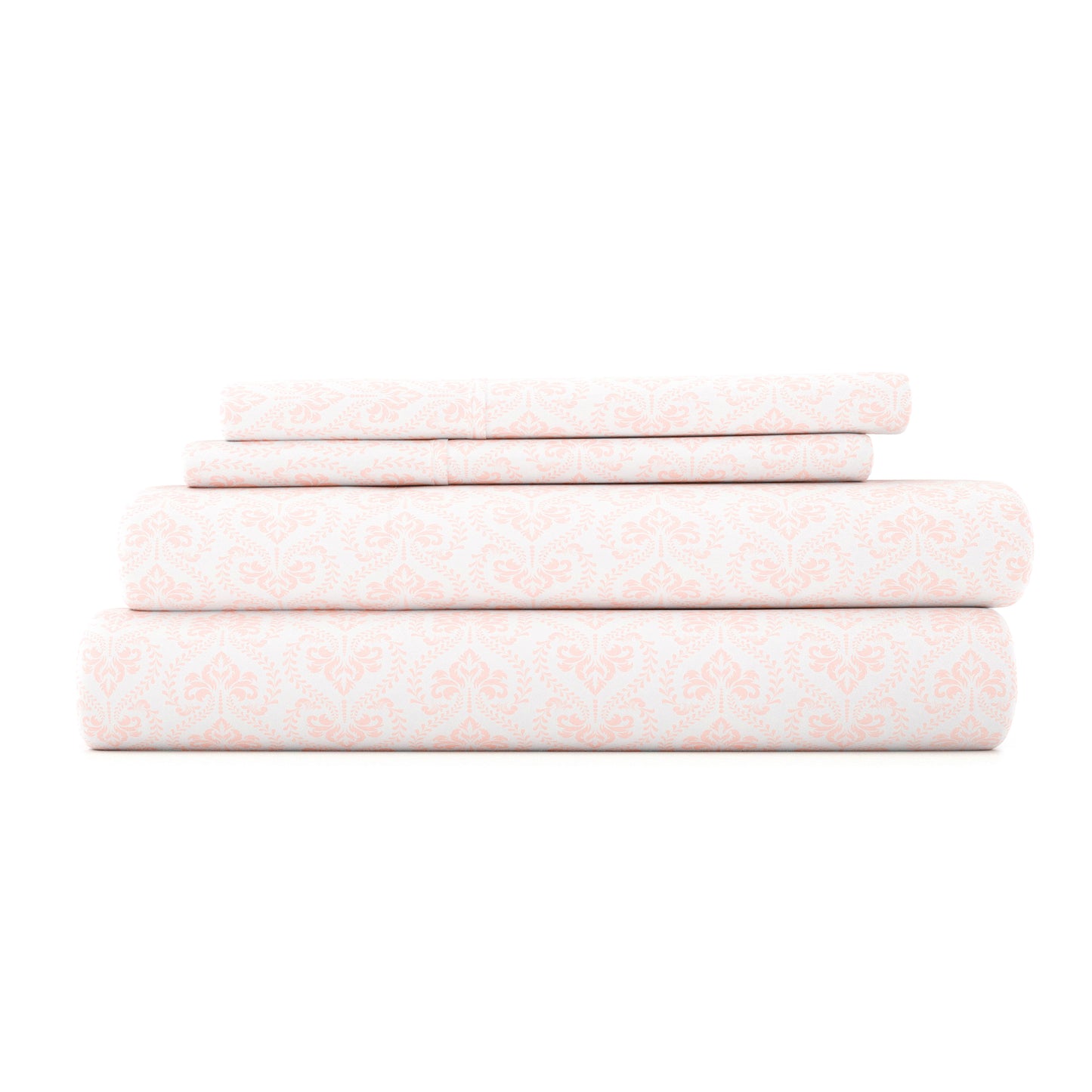 Classic in Pink Pattern 4-Piece Sheet Set