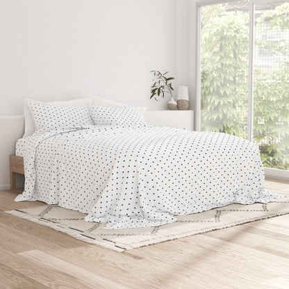 Dots Pattern 4-Piece Sheet Set