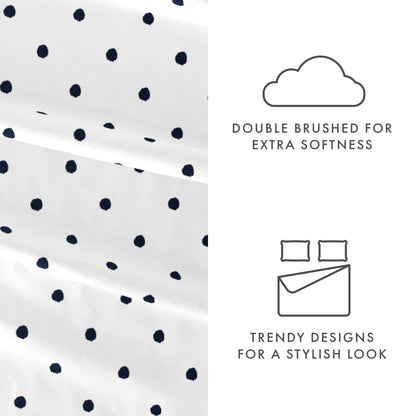 Dots Pattern 4-Piece Sheet Set