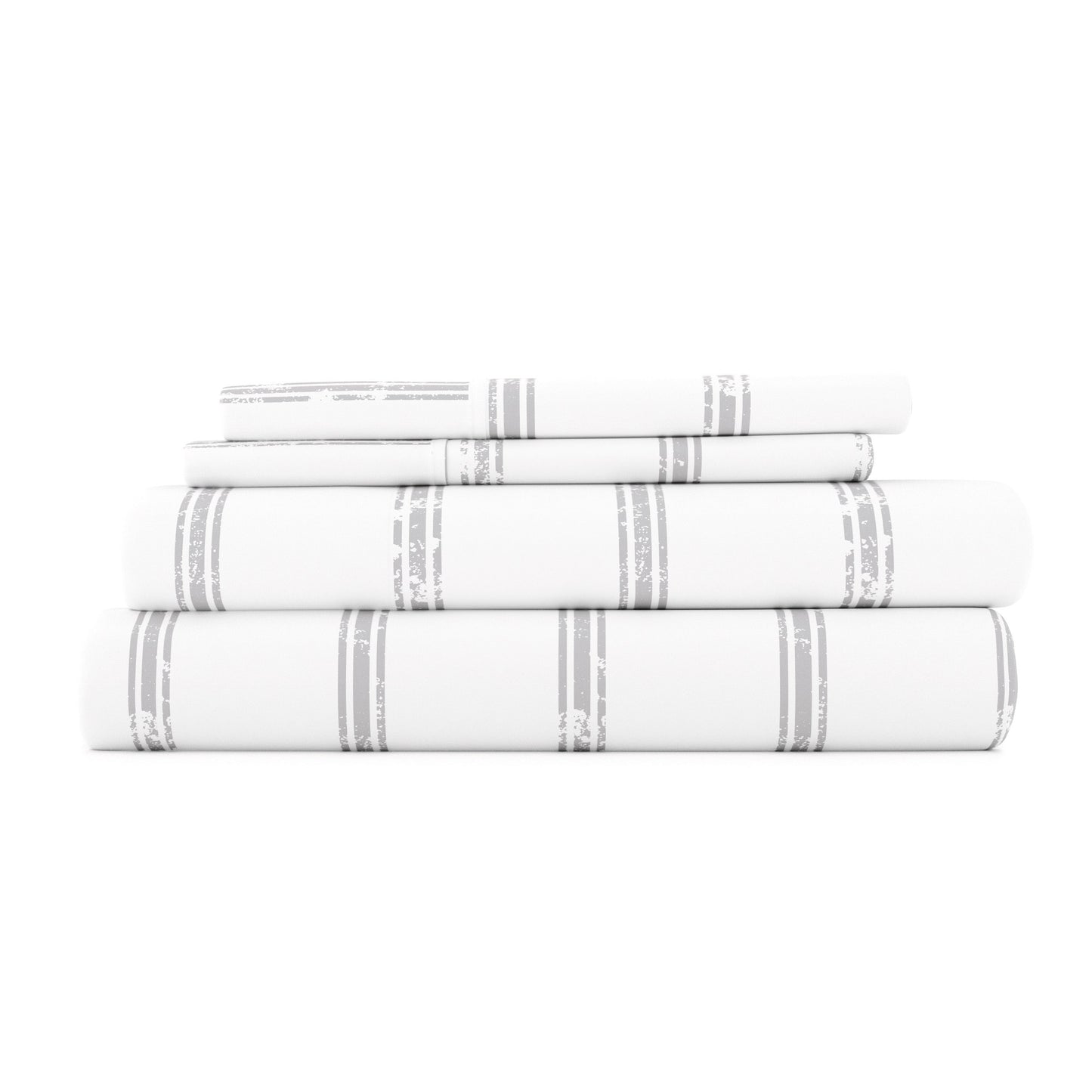 Distressed Line Pattern 4-Piece Sheet Set - Sale