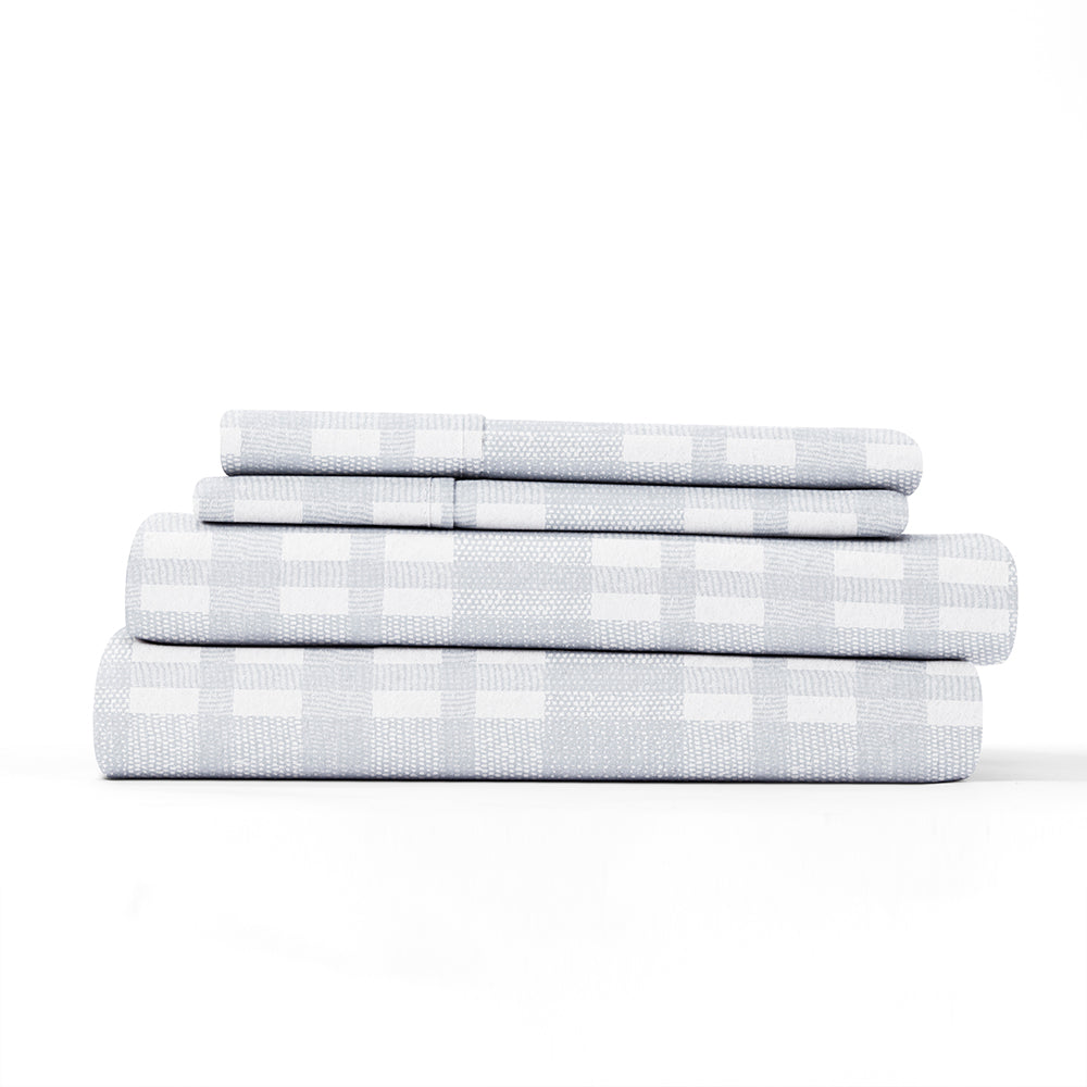 Buy Woven 4-Piece Flannel Sheet Set | LINENS & HUTCH