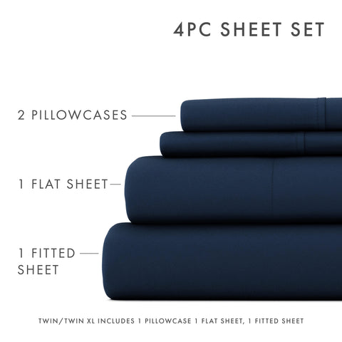6-Piece Essential Sheet Set - Linens and Hutch