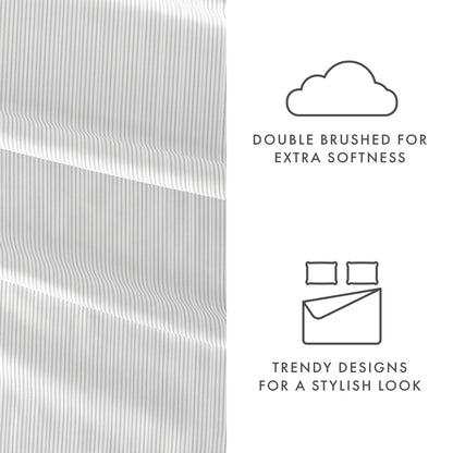 Pinstriped Pattern 4-Piece Sheet Set