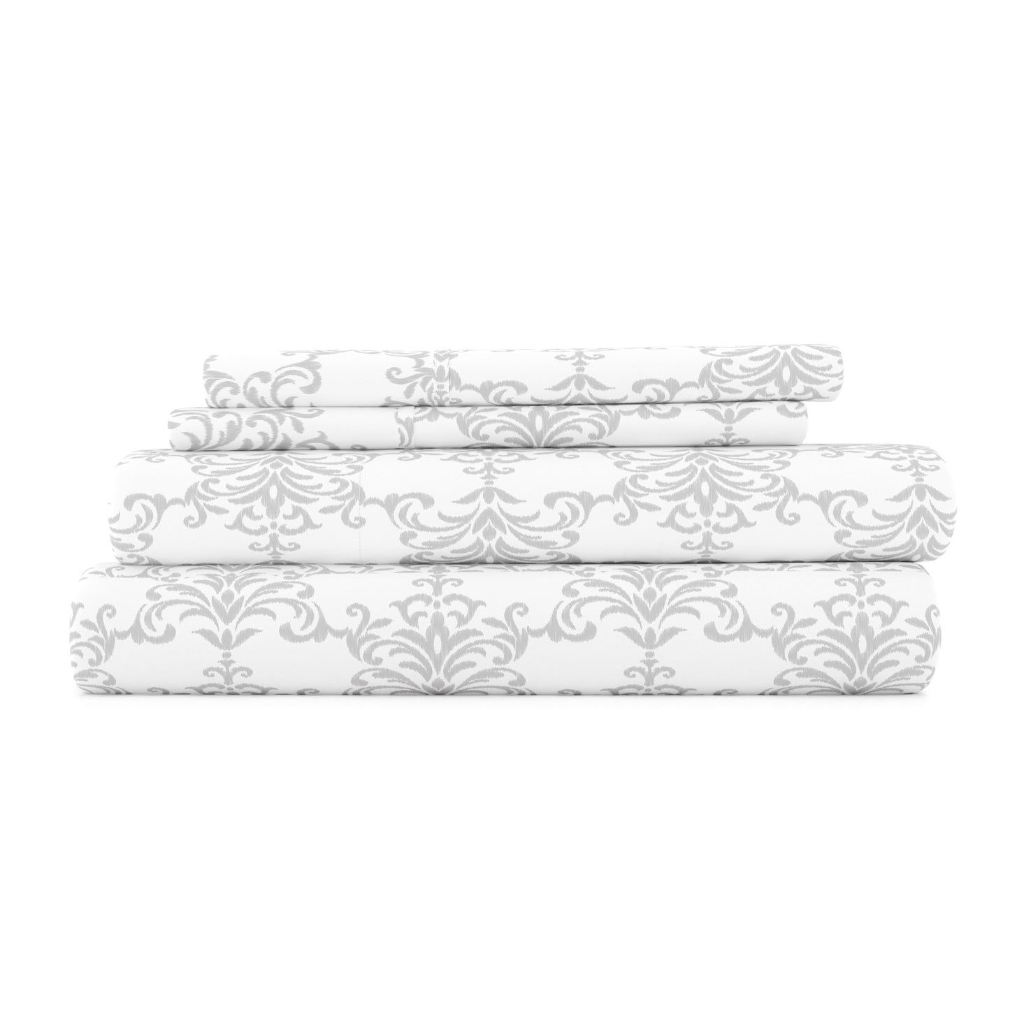 Soft Bouquet Pattern 4-Piece Sheet Set