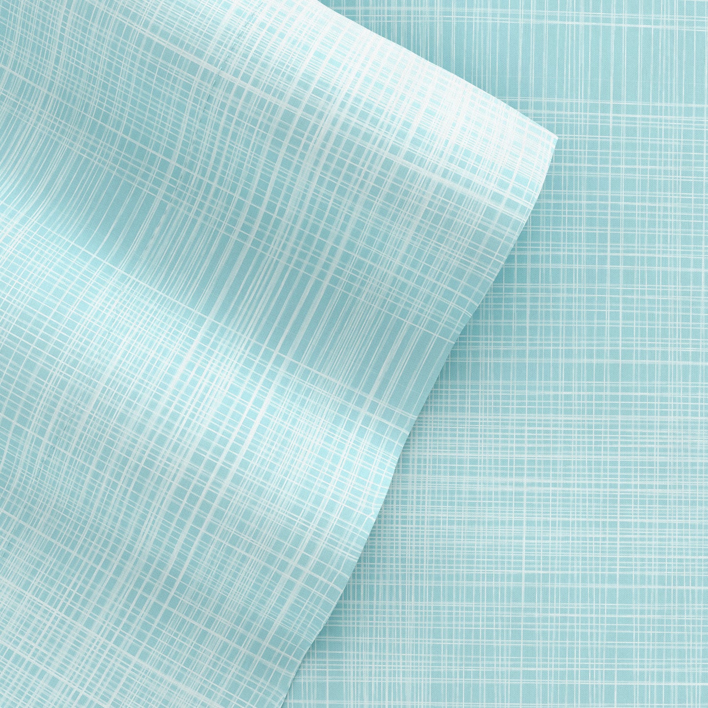 Aqua, Thatch Pattern 4-Piece Sheet Set