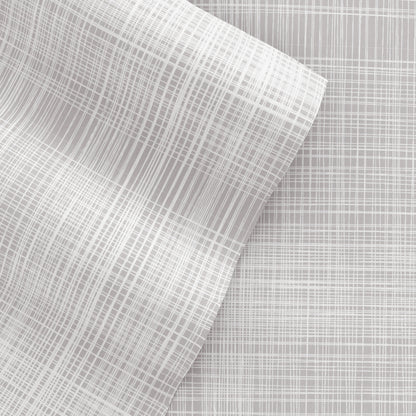 Gray, Thatch Pattern 4-Piece Sheet Set