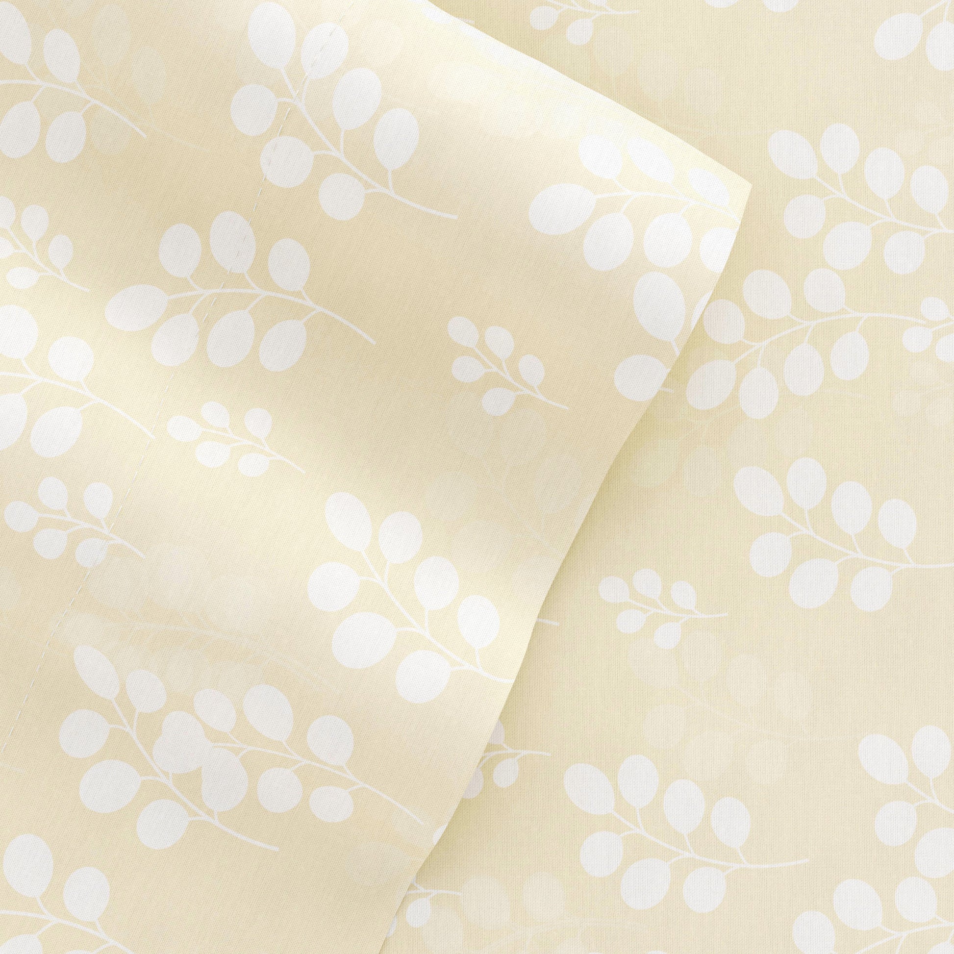 Ivory, Wheatfield Pattern 4-Piece Sheet Set