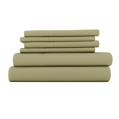 Sage, 6-Piece Essential Sheet Set