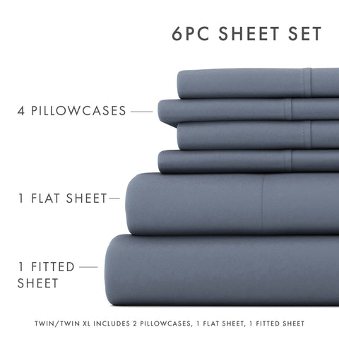 Superity Linen 100% Cotton Breathable Queen Fitted Sheet – Stone