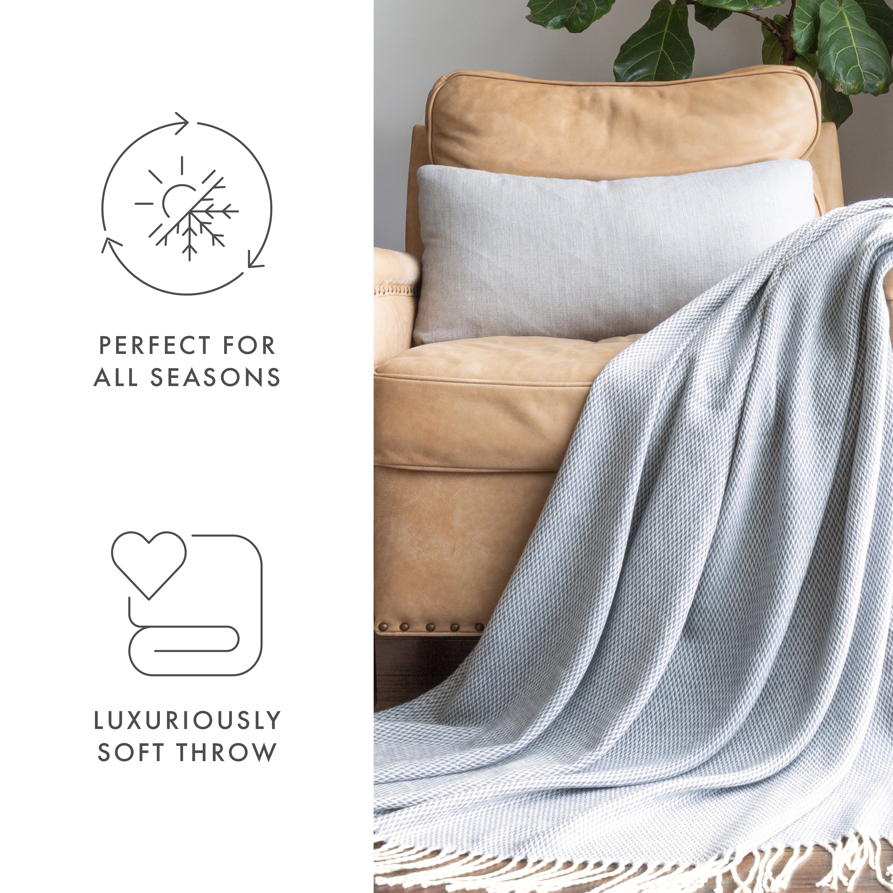 Dusk grey throw new arrivals